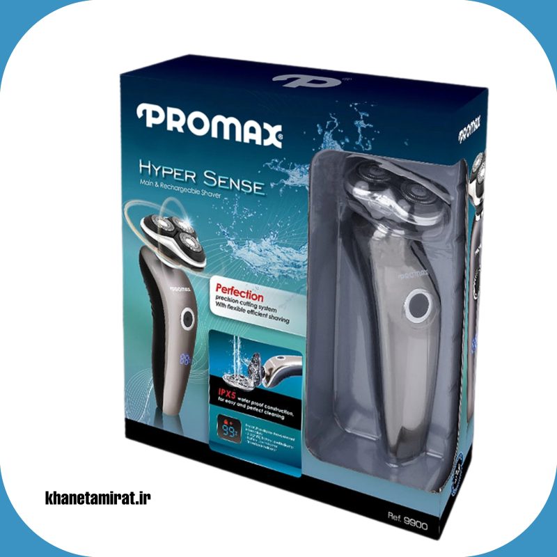 ریش تراش سه تیغ پرومکس مدل 9900